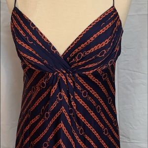 Shoshanna new without tags silk lined dress midi length